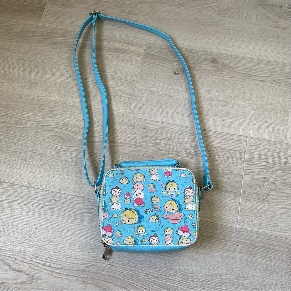 Disney Store Alice in Wonderland ''Tsum Tsum'' Crossbody Square bag
